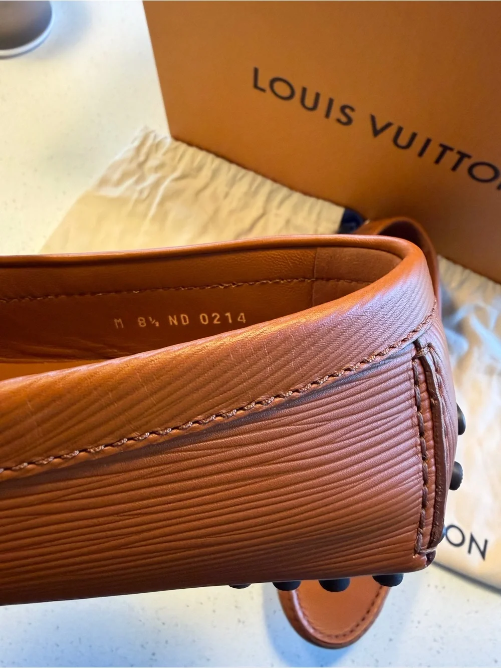 Louis Vuitton distinctive orange